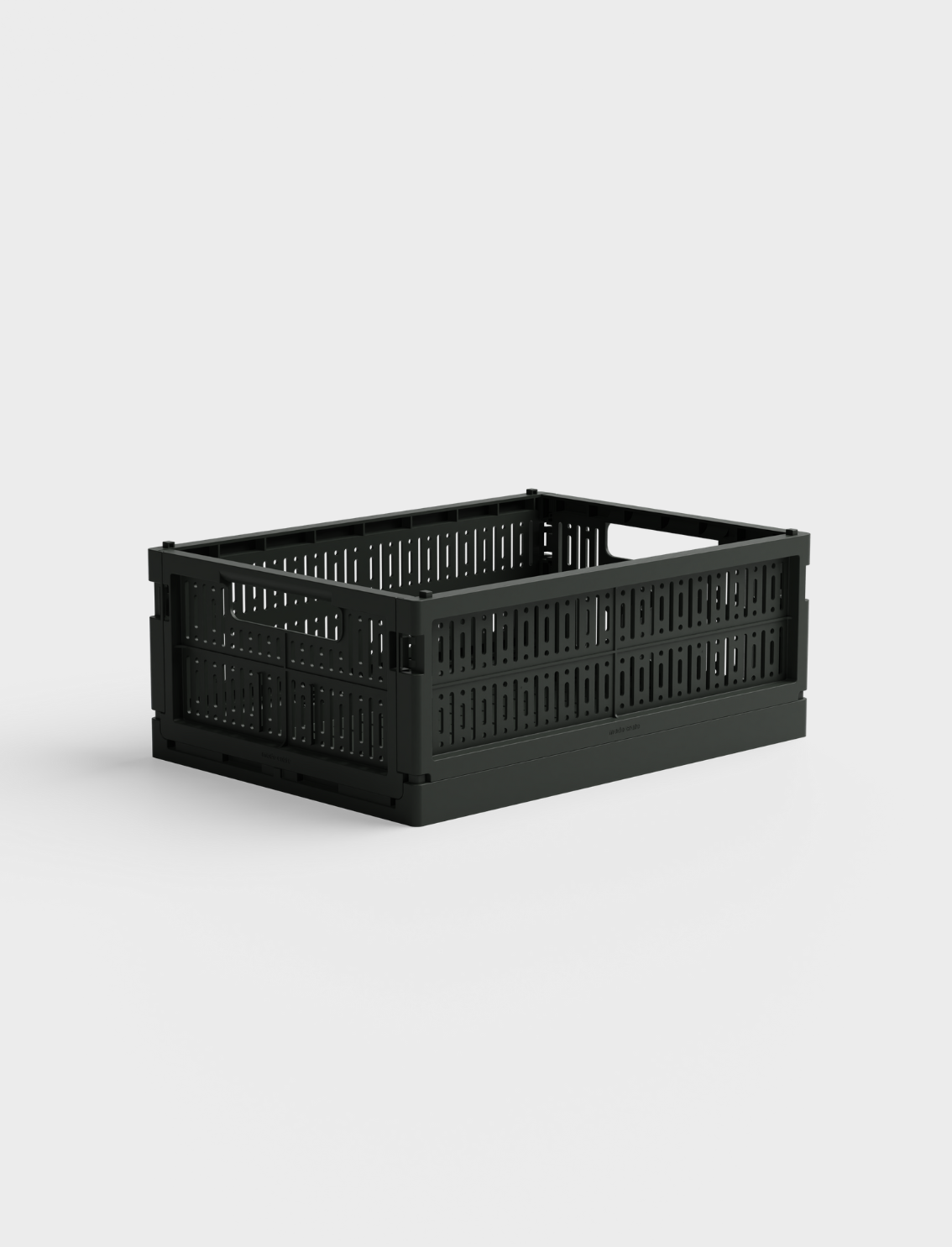 ארגז אחסון מתקפל Midi Washed Black