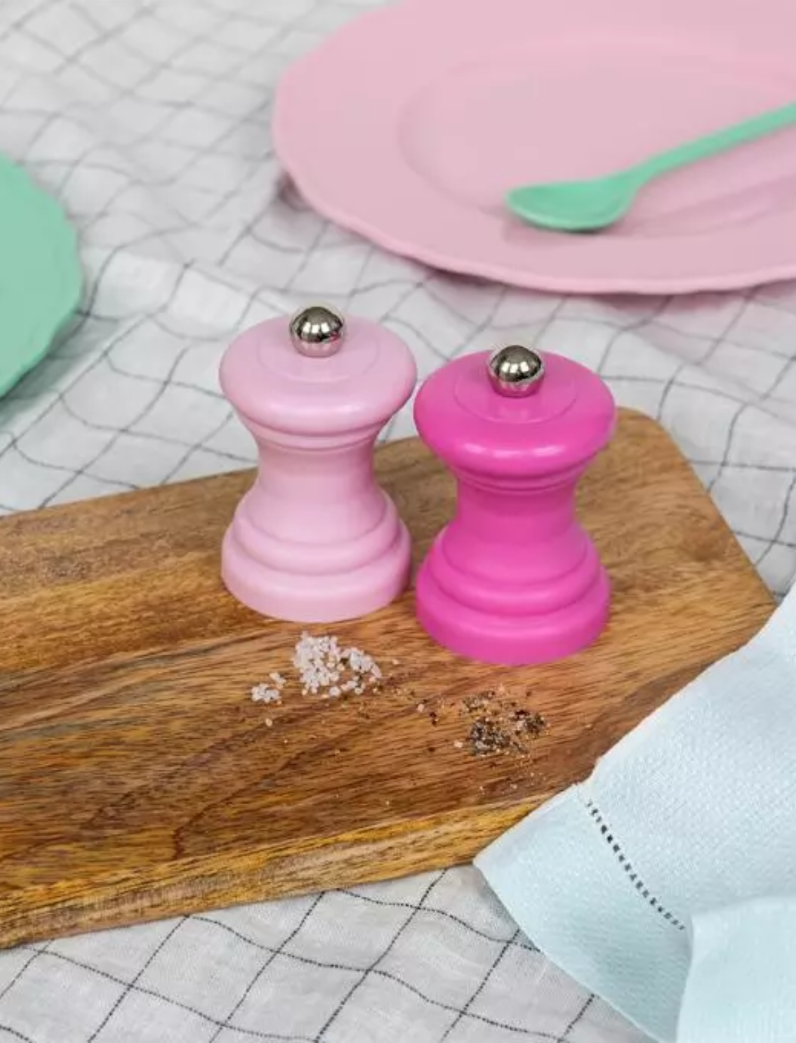 סט מטחנות מלח פלפל Pink