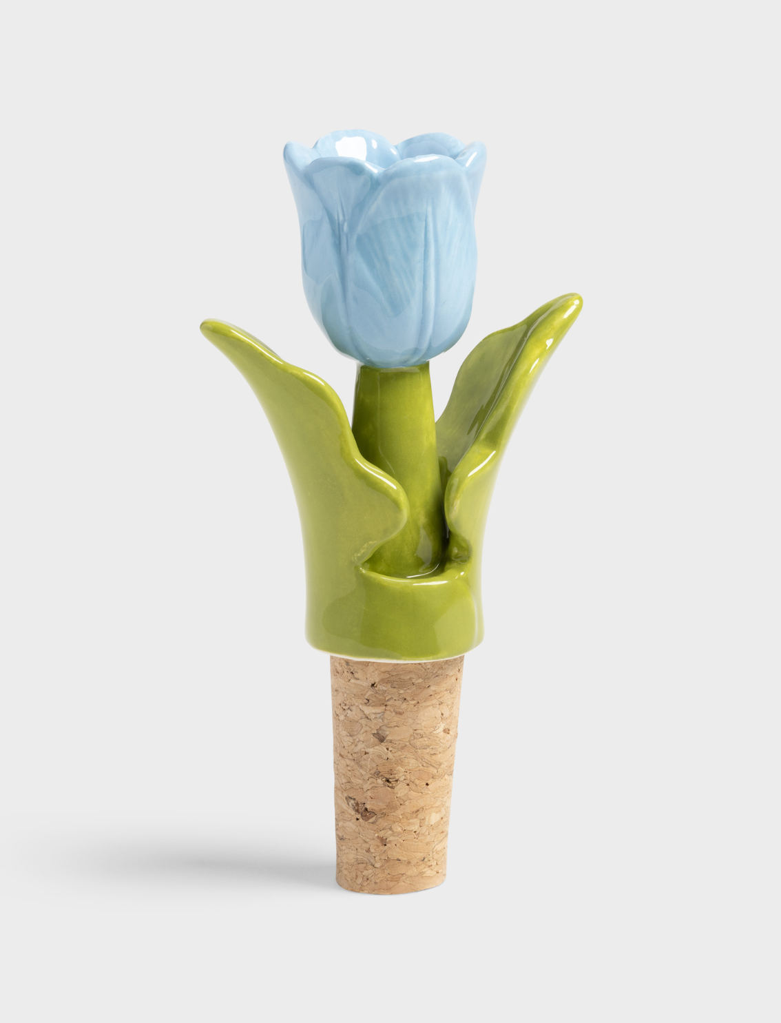 פקק לבקבוק יין Light Blue Tulip
