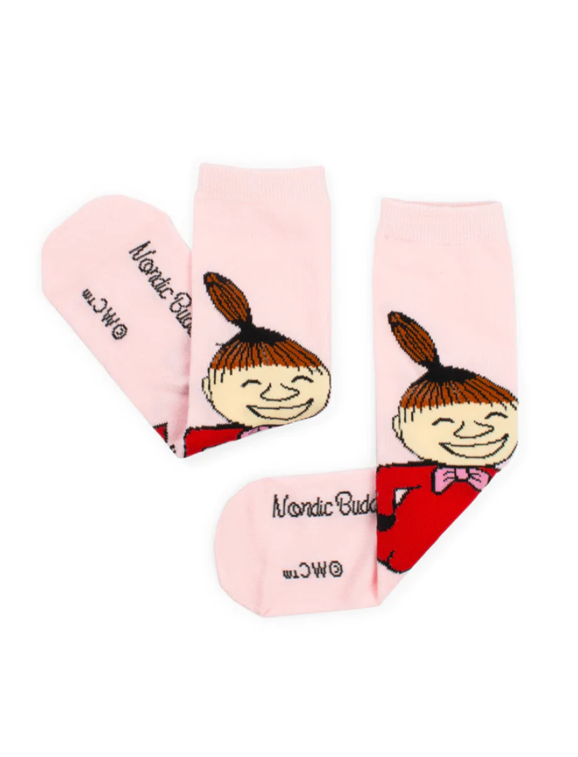 Moomin Woman Cotton Socks Pink Little May