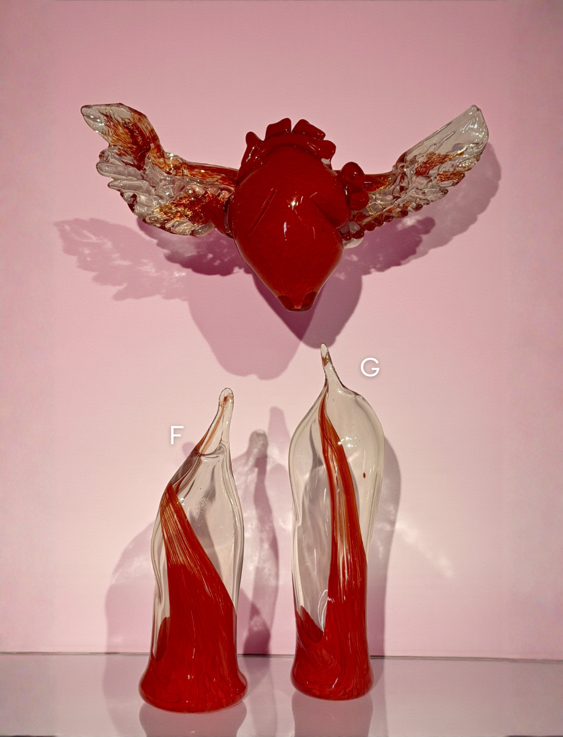 ואזת זכוכית Red Drop F