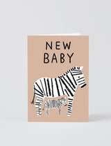 כרטיס ברכה New Baby Zebras