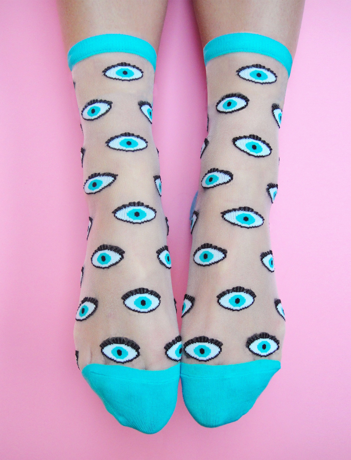 גרביים שקופות Blue Eyes