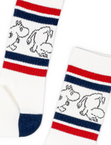 Moomin Man Cotton Socks Red&Blue