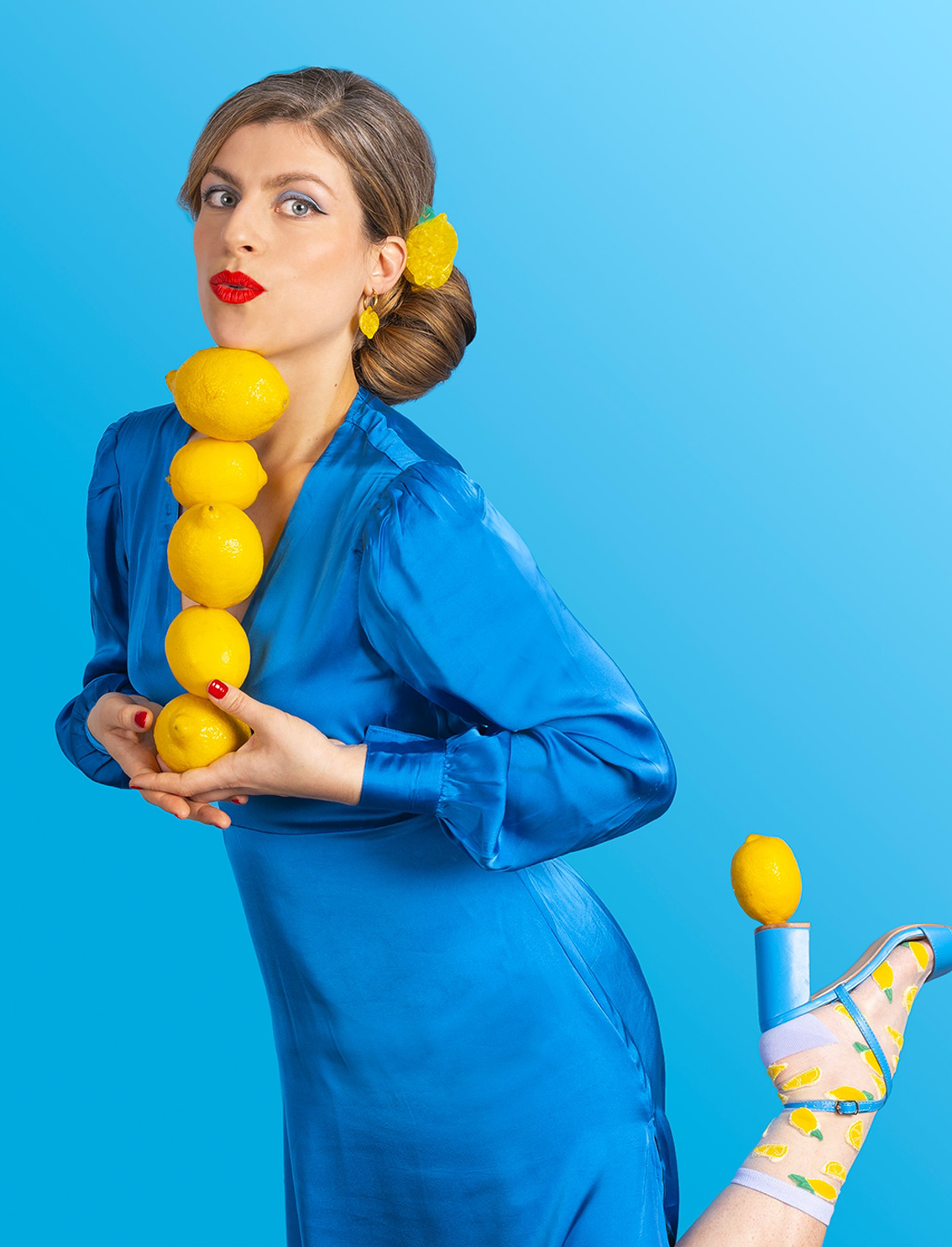 קליפס לשיער Lemon