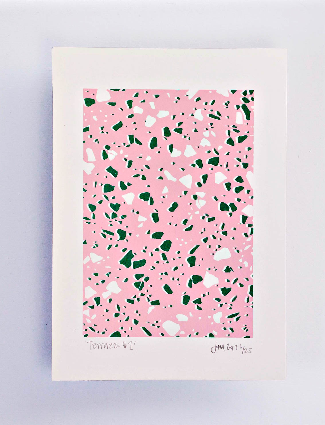 הדפס Pink Terrazzo A5