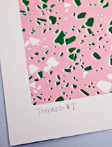 הדפס Pink Terrazzo A5