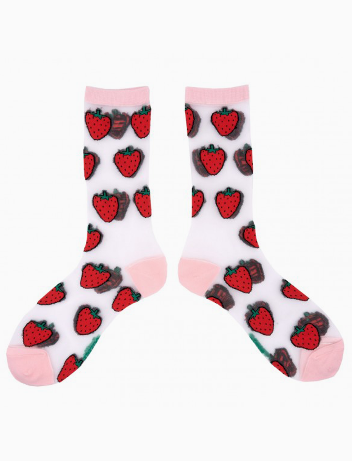 גרביים שקופות Strawberry