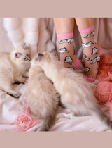 גרביים שקופות WHITE CAT