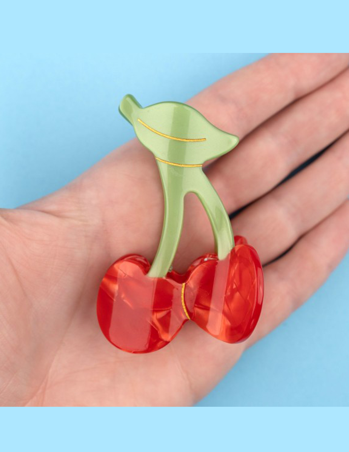 קליפס לשיער Cherry